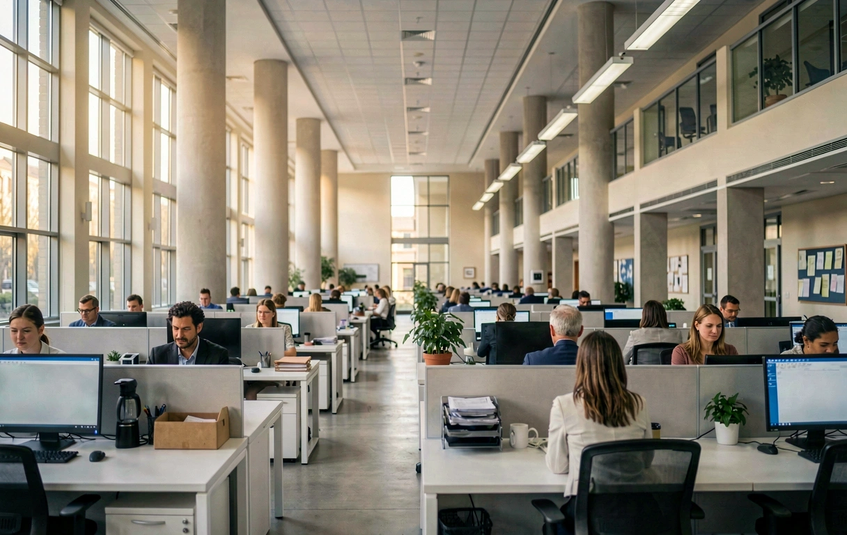 Administrative office environment