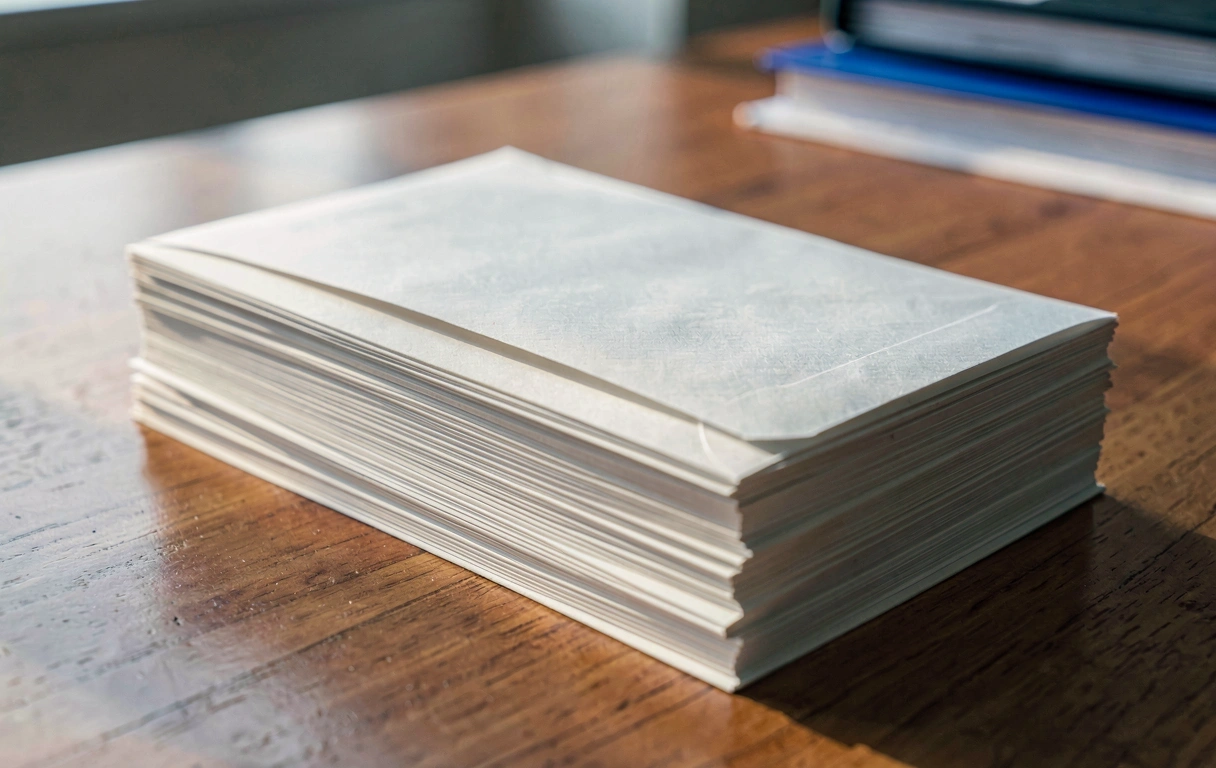 Official correspondence stack